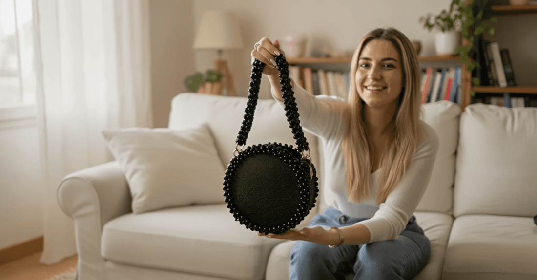 How to Make a Round Beaded Bag - Step-by-Step Tutorial for Unique Shapes