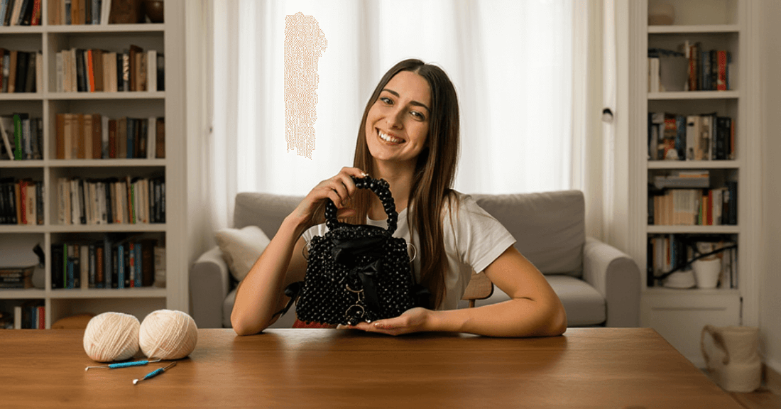Black beaded bag tutorial: This strange tip will blow your mind!
