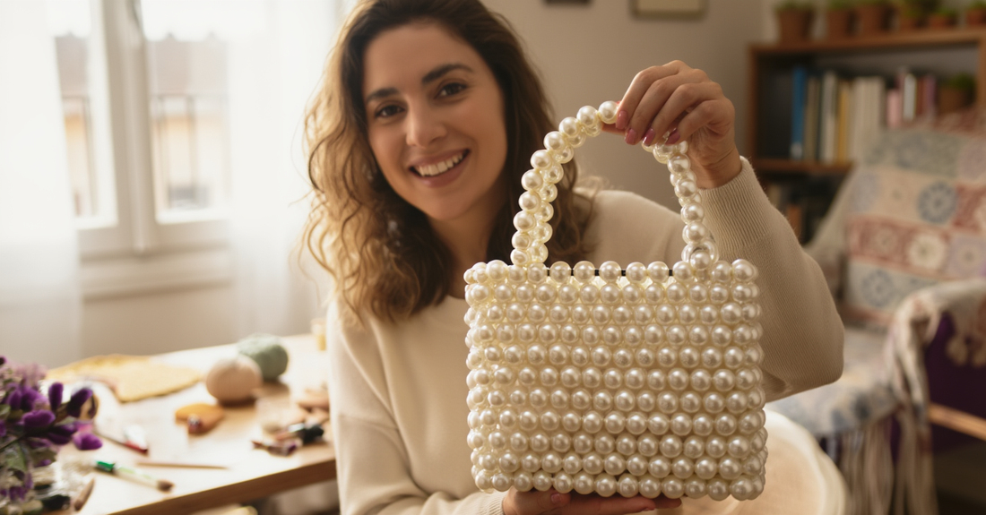 How to Make a Pearl Beaded Bag: Complete DIY Tutorial