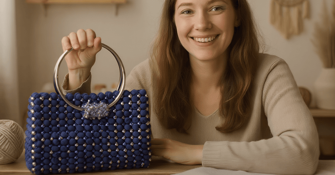 Beaded Cotton Bags Tutorial: Transform Simple Totes into Statement Pieces