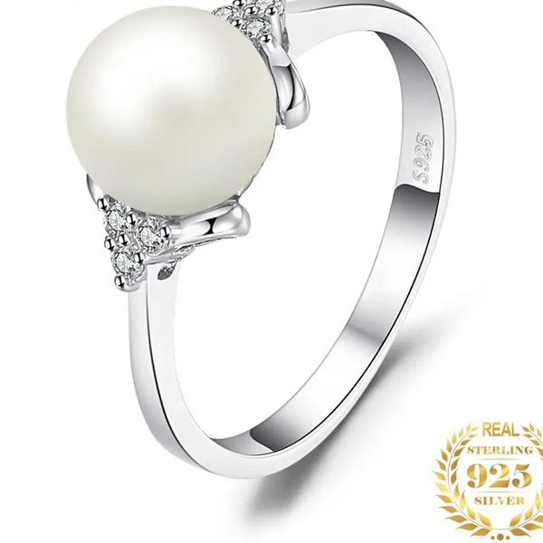 Freshwater  Pearl Silver Rings