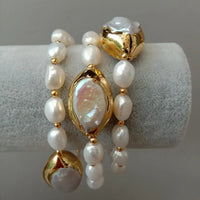 layered Small Pearl Bracelet