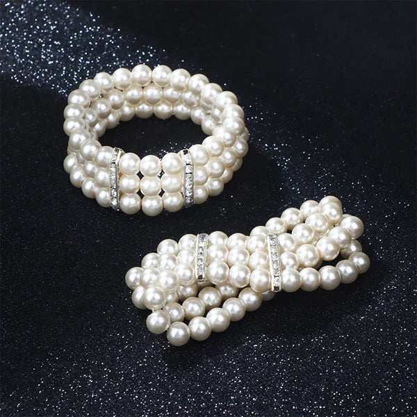 Layered Pearl Bracelet
