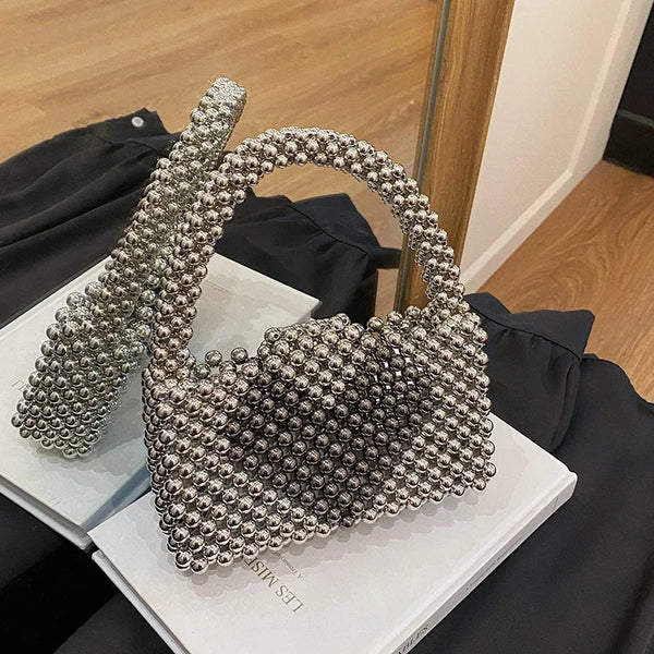 Silver Fendi Bag