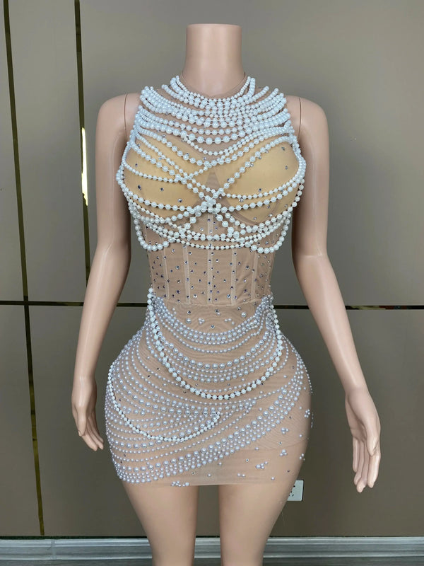 Pearl  Diamond Dress