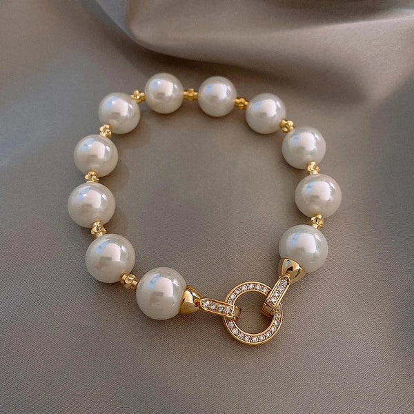 Pearl Charm Bracelet