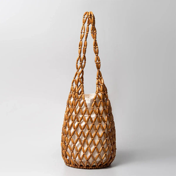 Wooden Bead Handbag