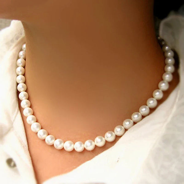Simple Pearl Choker