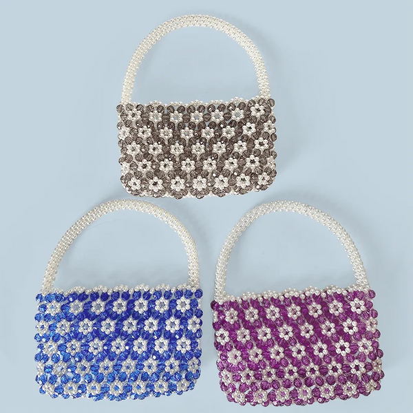 Retro beaded Phone Purse