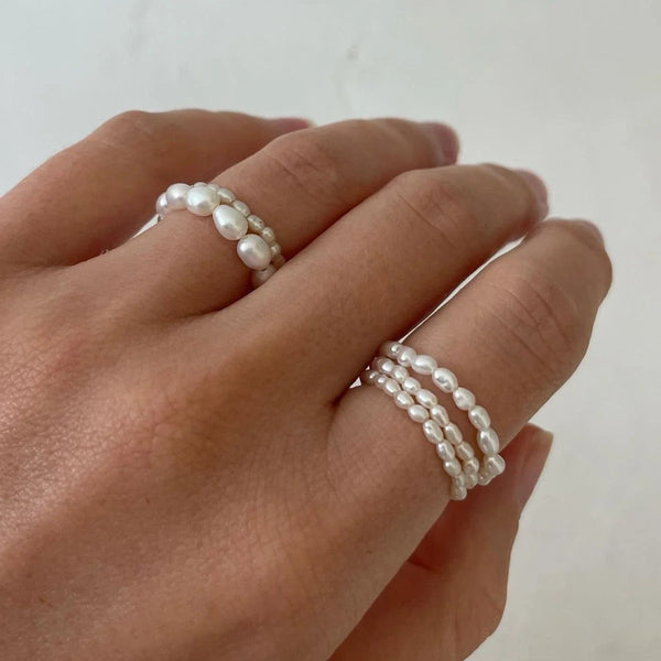 small pearl ring