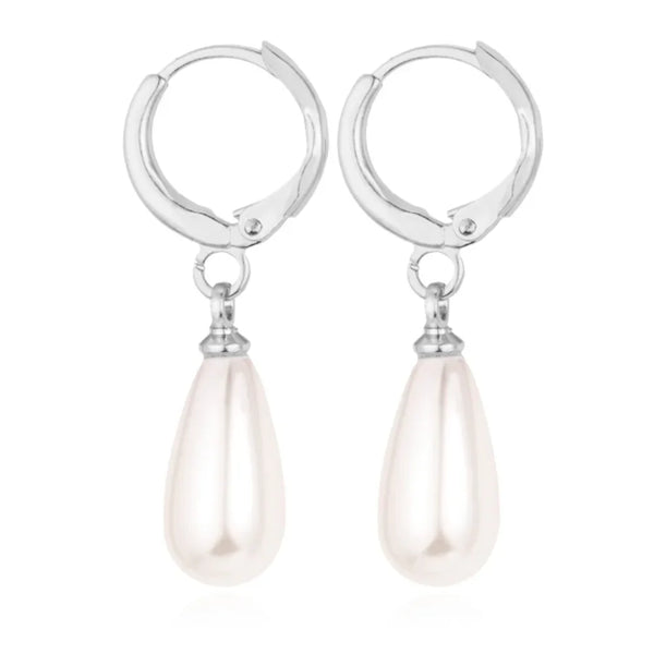 Sterling Silver Pearl Earrings