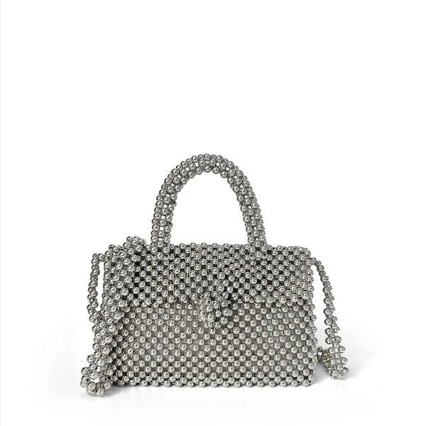 Pearl Embellished Clutch Bag