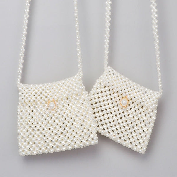 Pearl Strap Crossbody Bag