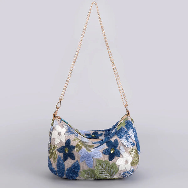 Floral Beaded Bag