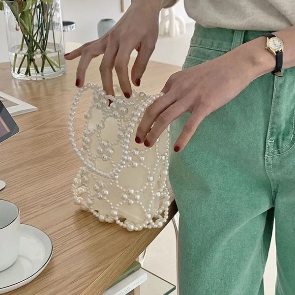 Mocha Beaded Bag