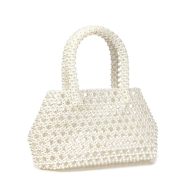 Pearl Beaded Evening Bag