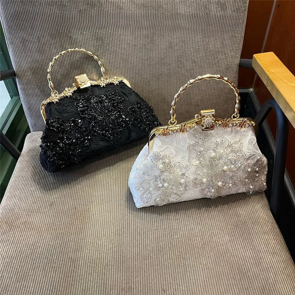 Beaded Pearl Bag