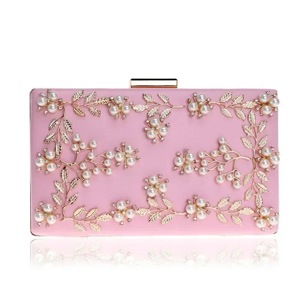 Pink Beaded Bag