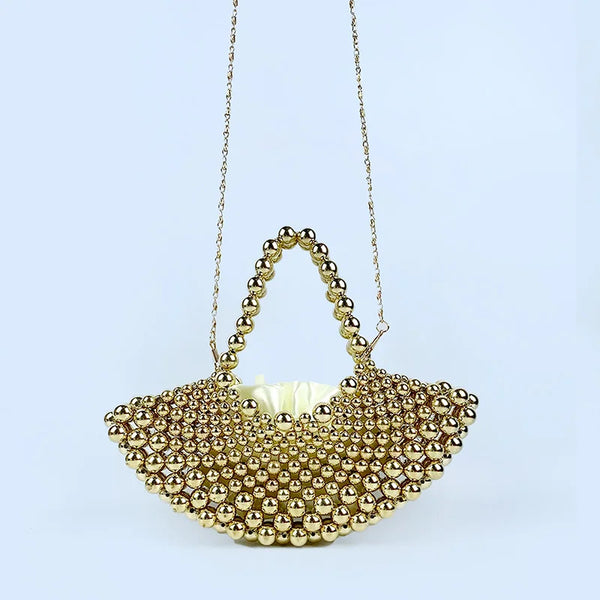 Gold Pearl Clutch