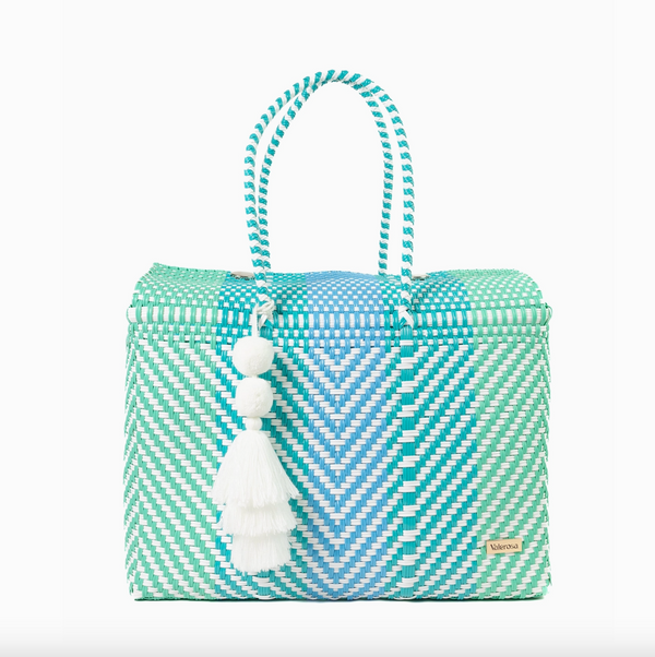 Ocean Blvd Overnight Duffle Beaded Bag Waves Crashing on Your Shoulder