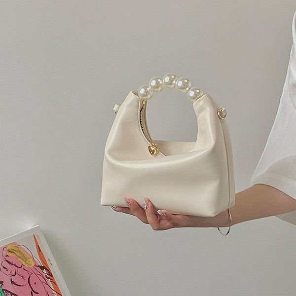 Beige Clutch Handbag