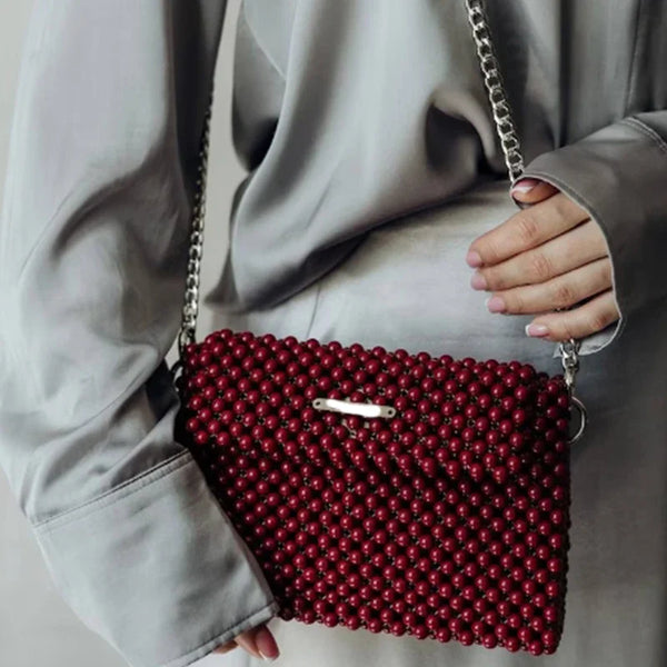 Pearl Beaded Handbag