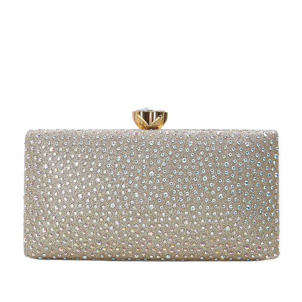 Floral Beaded Clutch Bag