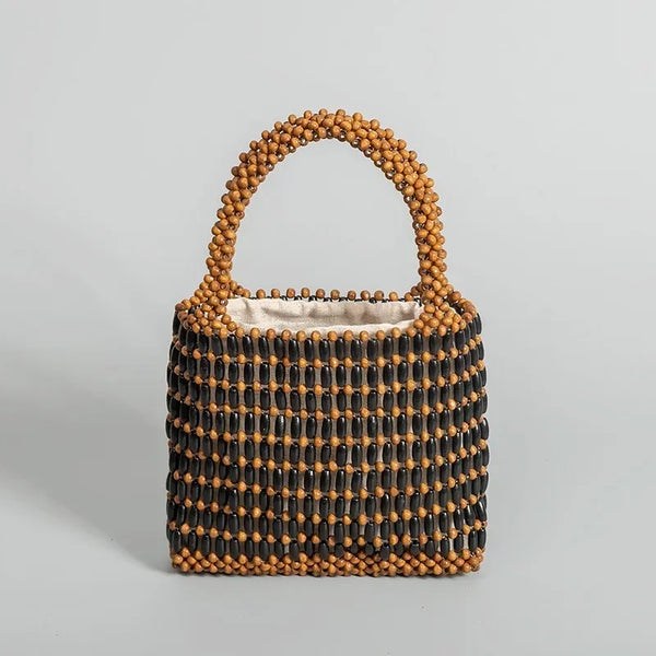 Wooden Bucket Handbag