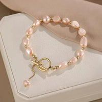 Pink pearl bracelets