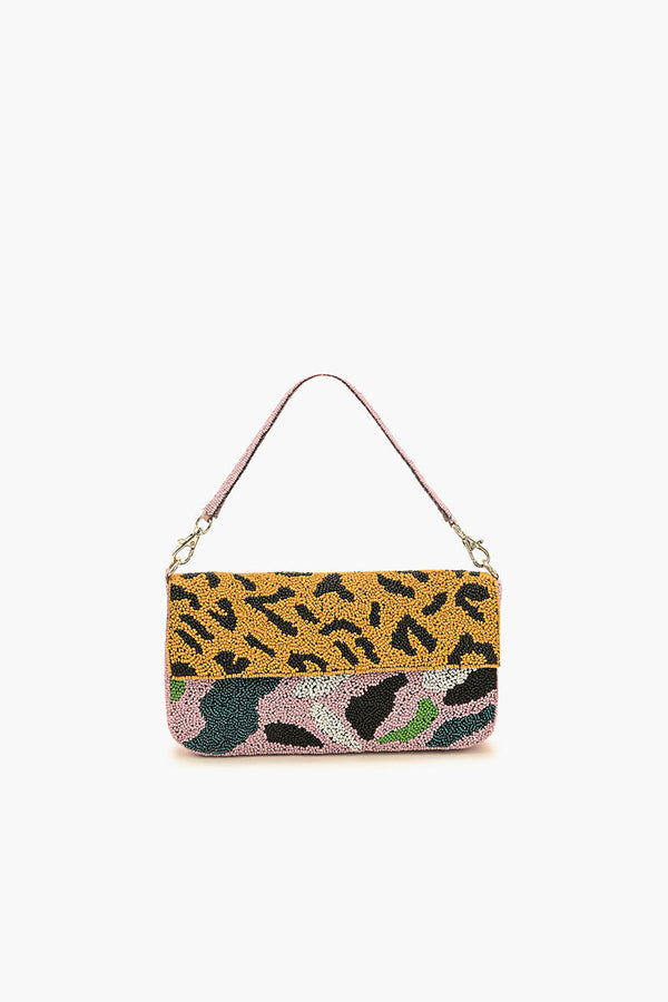 Animal Beaded Shoulder Bag