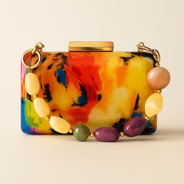 Flower Clutch Purse
